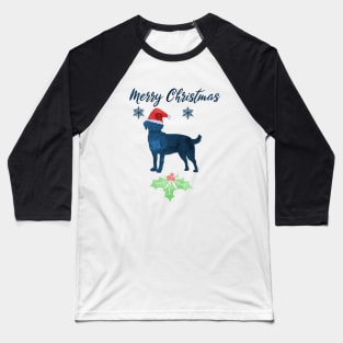 Christmas Labrador Baseball T-Shirt